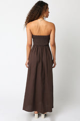 Strapless Espresso Dress