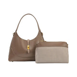 Caroline Taupe Shoulder Bag