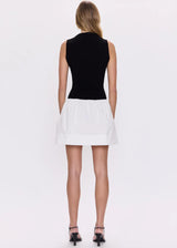 ADRIENNE DROP WAIST MINI DRESS