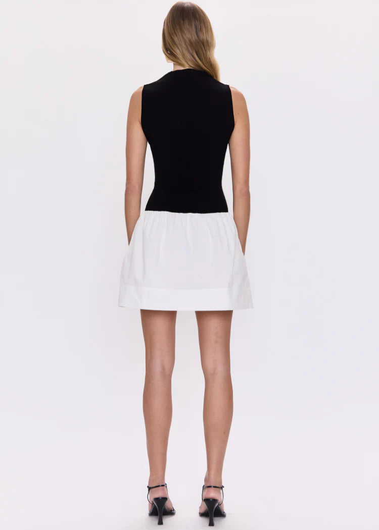 ADRIENNE DROP WAIST MINI DRESS