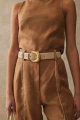 Myrna Belt Ecru