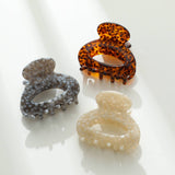 Lucie Vintage Stone | Classic Mini Bubble Claw Clip