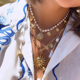 Sea & Sun Charm Necklace