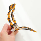 Jane Core | Scalloped Flat Claw Clip