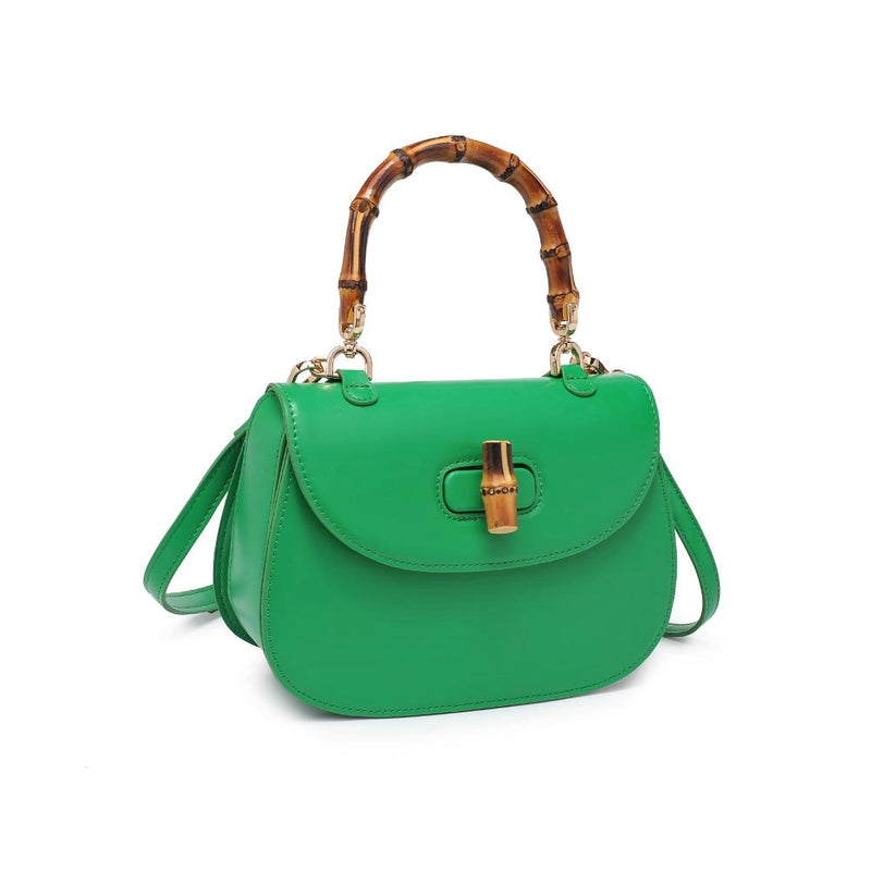 Allison Bamboo Top Handle Green