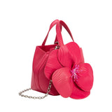 Monroe Fuchsia Flower Handbag