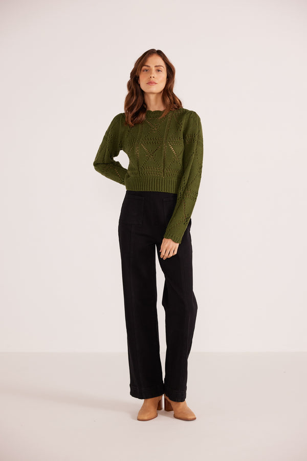 Sally Pointelle Knit Jumper