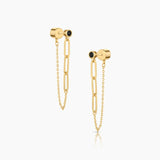 Juni Black Earrings