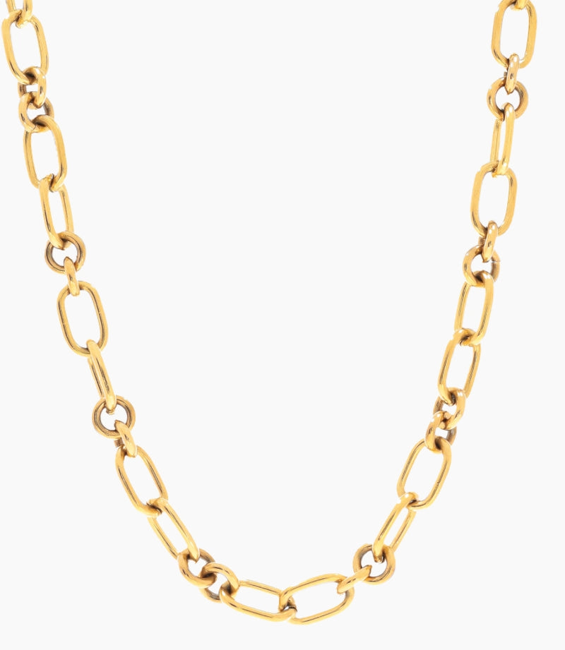 Triple Link Paperclip Necklace