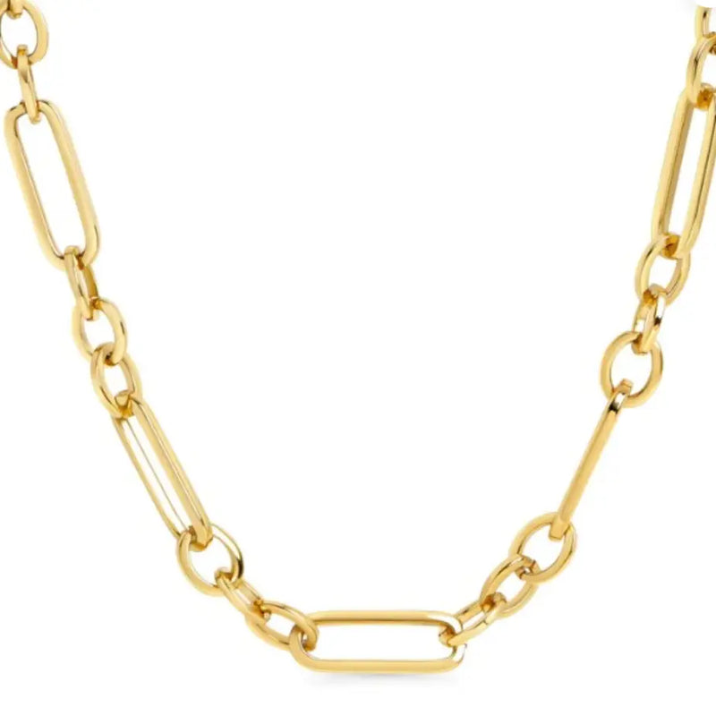Triple Link Paperclip Necklace