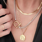 Carabiner Horse Bit Necklace