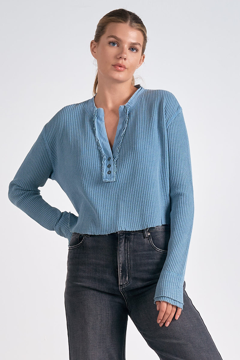 Blue Thermal Top