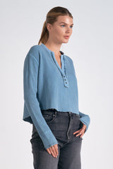 Blue Thermal Top