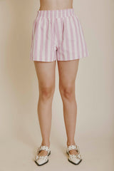 Flamingo Stripe Shorts