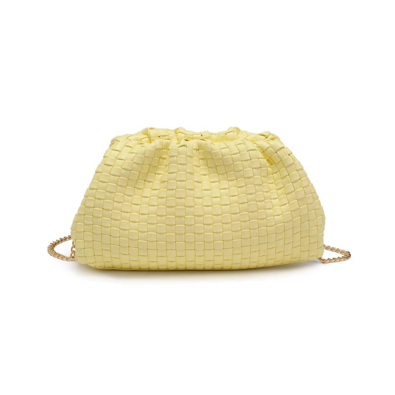 Tate Woven Frame Clutch