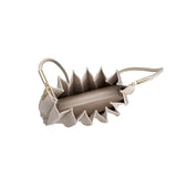 Carrie Bone Pleated Shoulder Bag