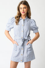 Stripe Linen Dress