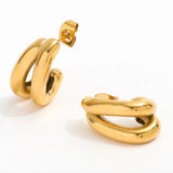 Double Hoop Earring