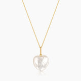 Gemma Mother of Pearl Heart Necklace