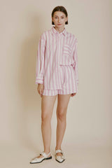 Flamingo Oversized Button Down