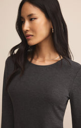 Demure Cropped Long Sleeve