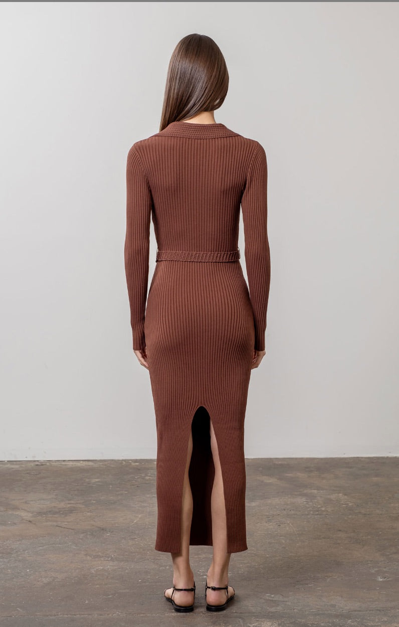 Long Sleeve Knit Midi Dress Traveling Chic Boutique, VA Long Sleeve Knit Midi Dress Traveling Chic Boutique, VA