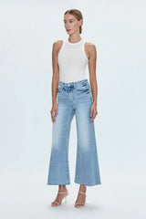 Izzy Mid Rise Wide Leg Crop