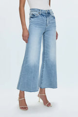 Izzy Mid Rise Wide Leg Crop