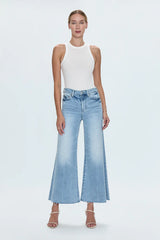 Izzy Mid Rise Wide Leg Crop