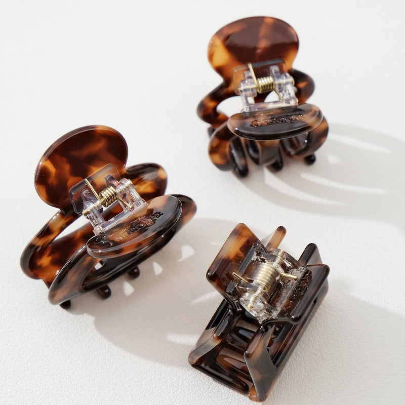 Deep Tortoise Mini | Assorted Mini Claw Clips