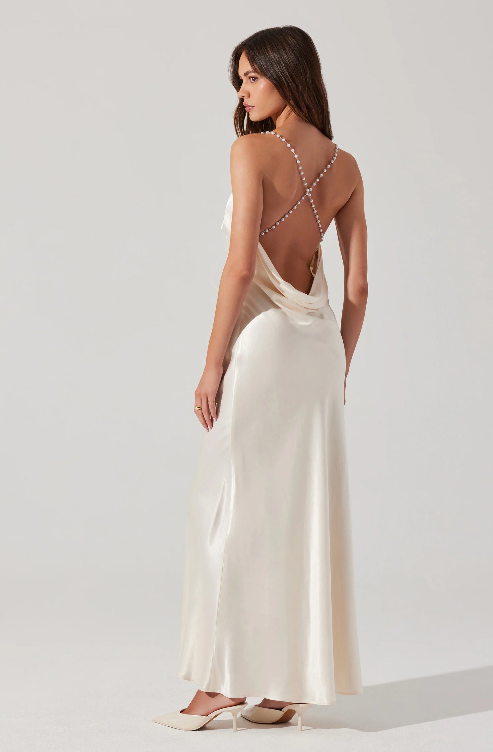 maxime pearl straps maxi dress Maxime Pearl Straps Maxi Dress