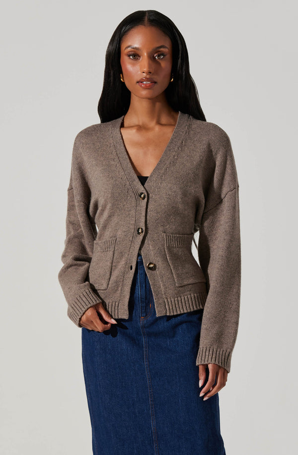 Saffi V-Neck Cardigan