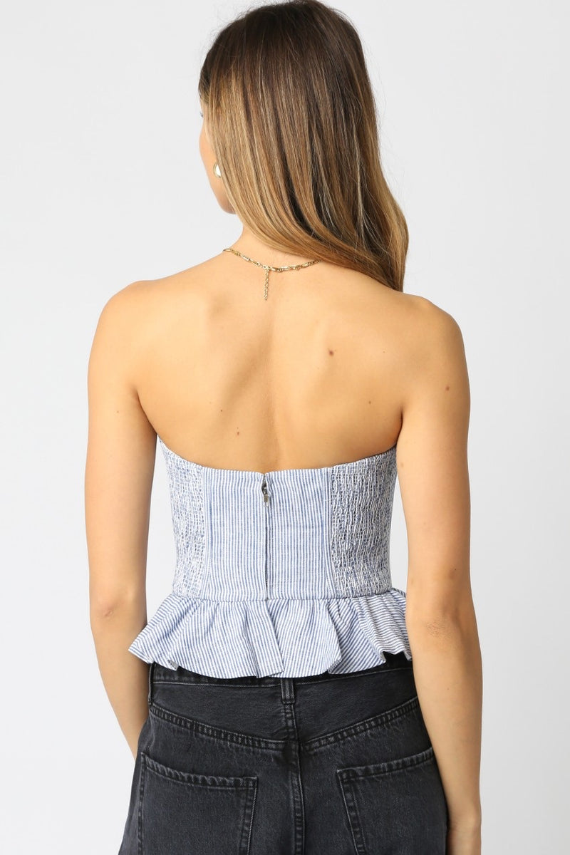 Stripe Sleeveless Top