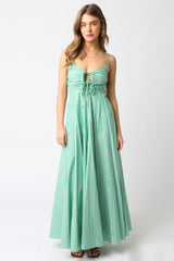 Green Stripe Maxi