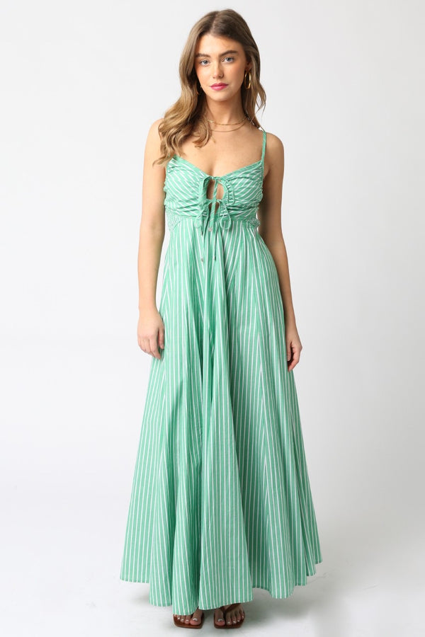 Green Stripe Maxi