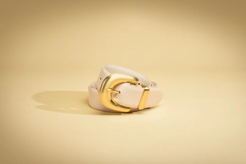 Myrna Belt Ecru