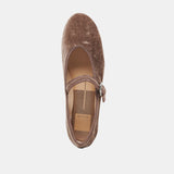 Roslyn Ballet Flats Smoke Velvet