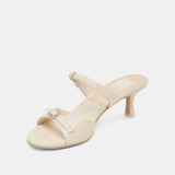 Lorali Heels Cream Leather