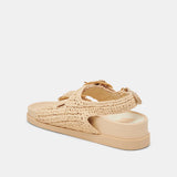 Starla Crochet Sandals Natural Knit