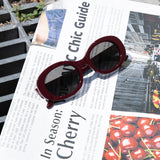 Lainey Dark Cherry Lacquer + Grey