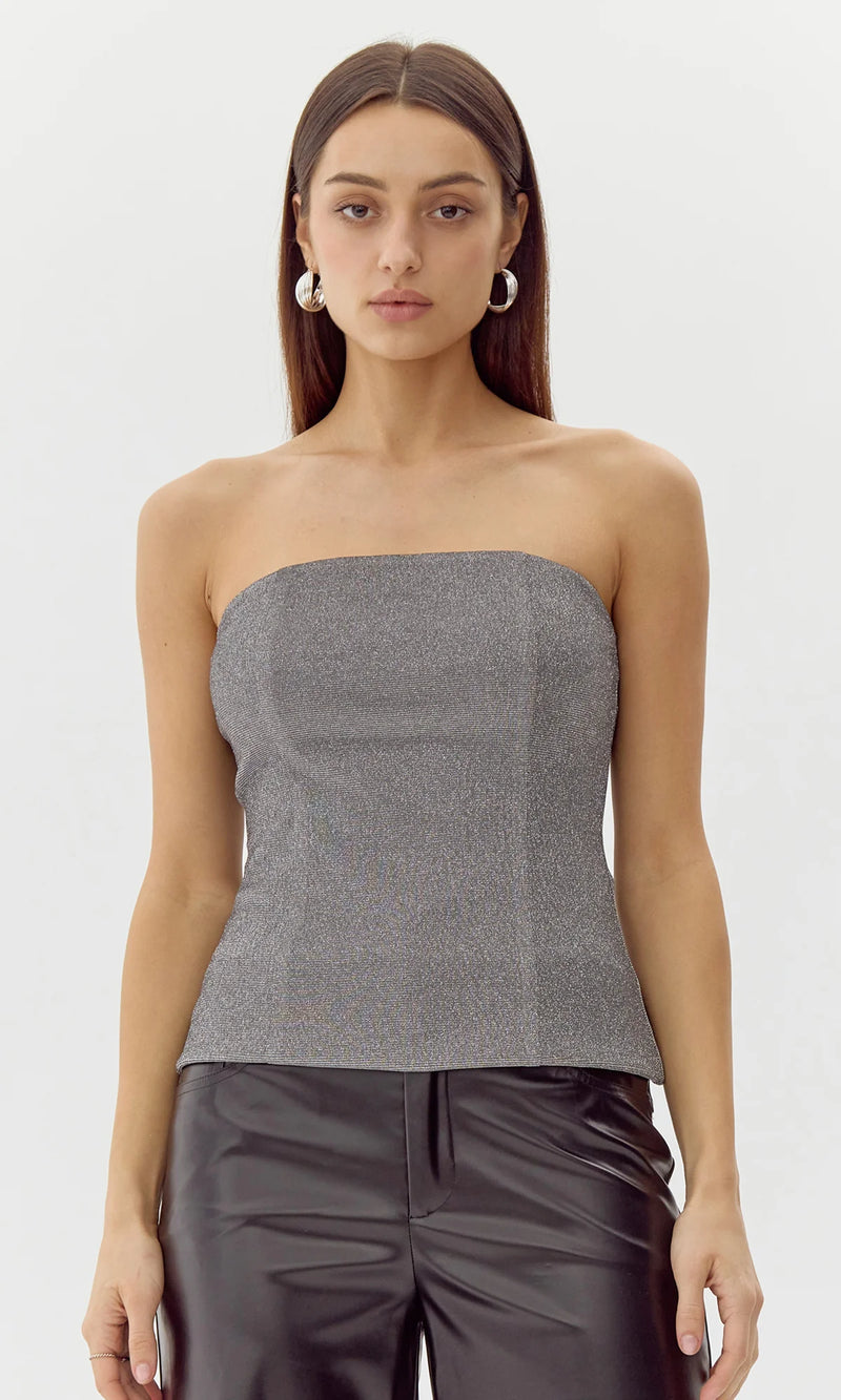 Catalina Metallic Tube Top