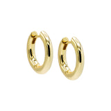 Solid Wide Rounded Huggie Earring