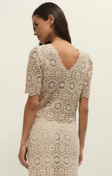 Raquel Lace Top Natural