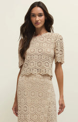 Raquel Lace Top Natural