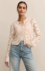 Rosalyn Sweater Cardigan Crystal