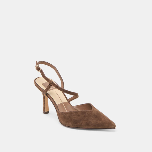Kamra Heels Dark Brown