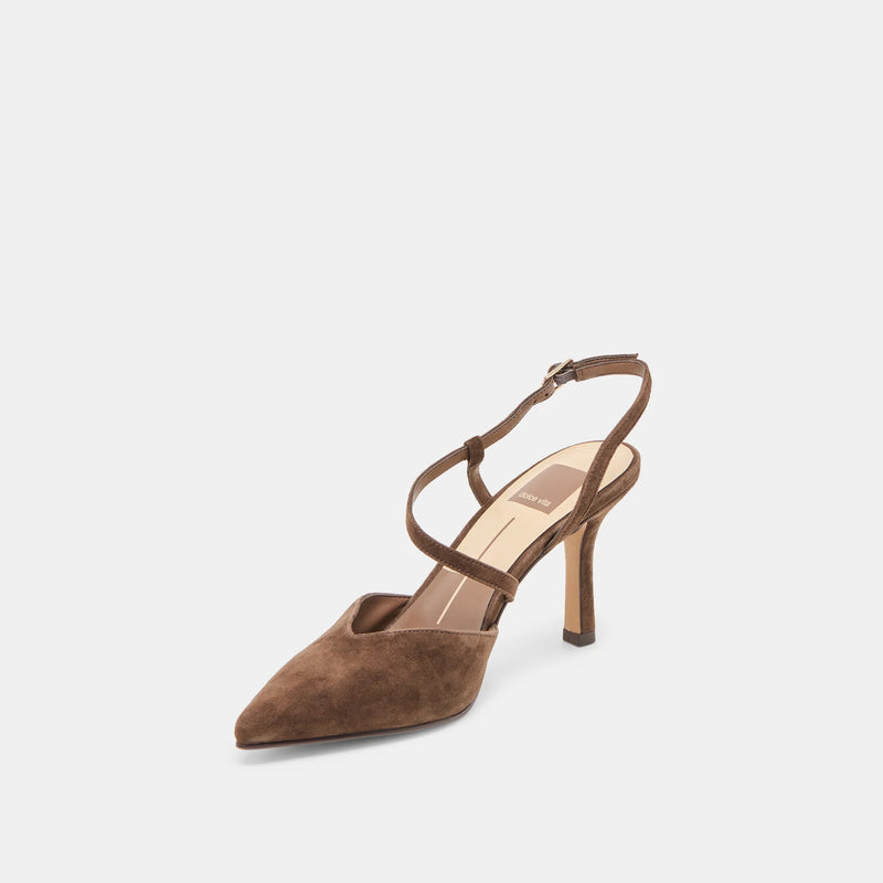 Kamra Heels Dark Brown