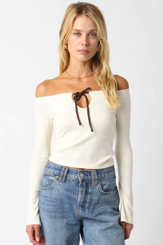 Nicole Ribbon Top