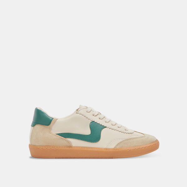 Notice Sneaker White Green Leather