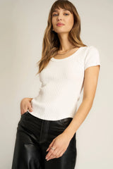 Julie Scoop Neck Tee